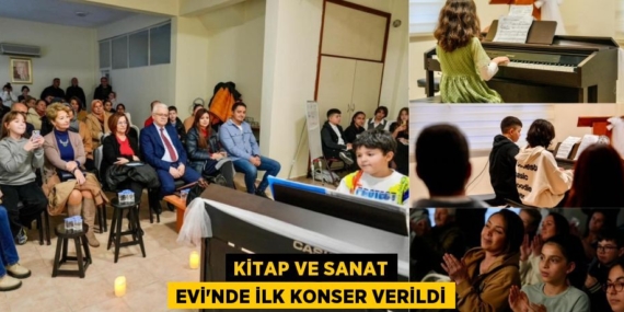 KİTAP VE SANAT EVİ’NDE İLK KONSER VERİLDİ