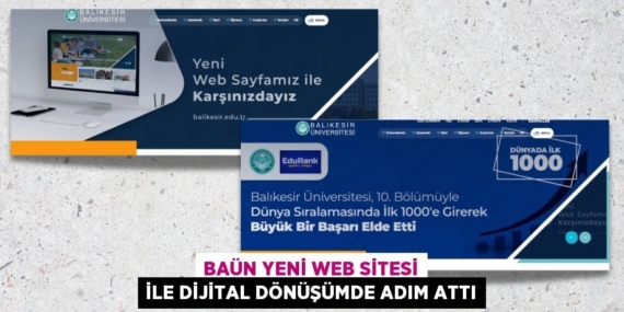 BAÜN YENİ WEB SİTESİ İLE DİJİTAL DÖNÜŞÜMDE ADIM ATTI