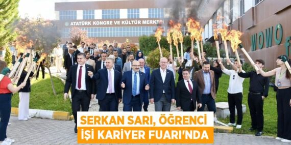 SERKAN SARI, ÖĞRENCİ İŞİ KARİYER FUARI’NDA
