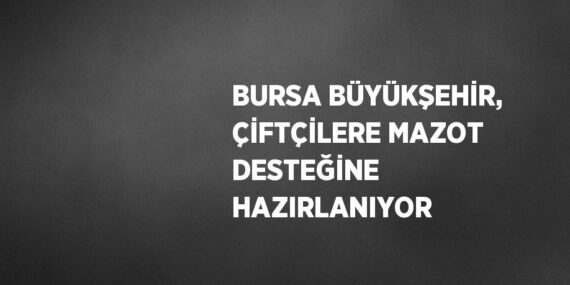 BURSA BÜYÜKŞEHİR, ÇİFTÇİLERE MAZOT DESTEĞİNE HAZIRLANIYOR