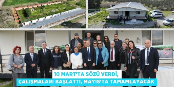 10 MART’TA SÖZÜ VERDİ, ÇALIŞMALARI BAŞLATTI, MAYIS’TA TAMAMLAYACAK