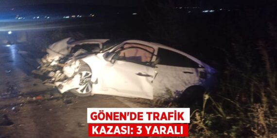 Gönen’de trafik kazası: 3 yaralı