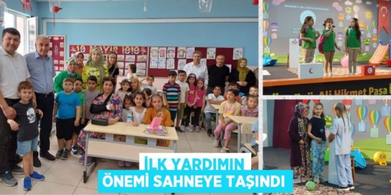 İLK YARDIMIN ÖNEMİ SAHNEYE TAŞINDI