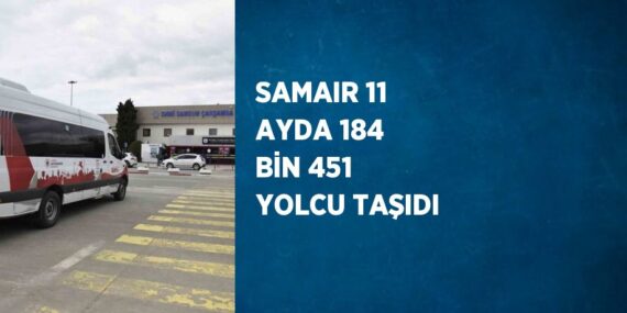 SAMAIR 11 AYDA 184 BİN 451 YOLCU TAŞIDI
