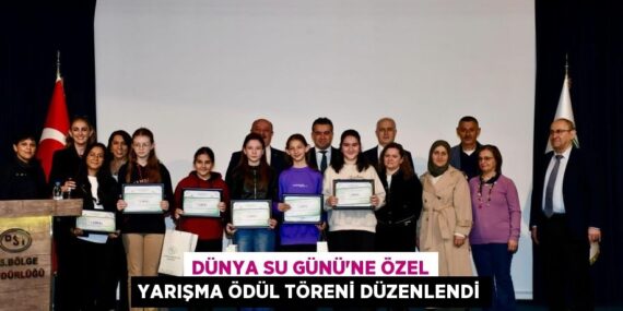 DÜNYA SU GÜNÜ’NE ÖZEL YARIŞMA ÖDÜL TÖRENİ DÜZENLENDİ