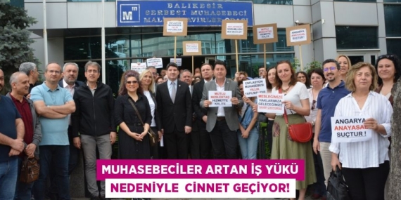 MUHASEBECİLER ARTAN İŞ YÜKÜ NEDENİYLE  CİNNET GEÇİYOR!