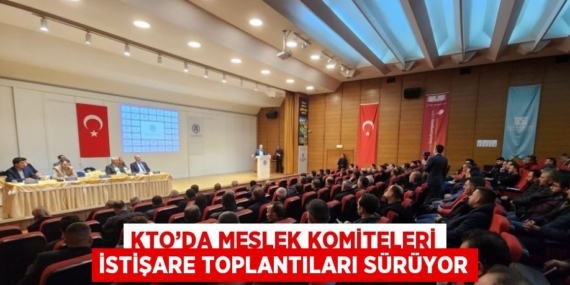 KTO’DA MESLEK KOMİTELERİ İSTİŞARE TOPLANTILARI SÜRÜYOR
