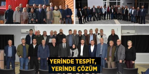 YERİNDE TESPİT,   YERİNDE ÇÖZÜM