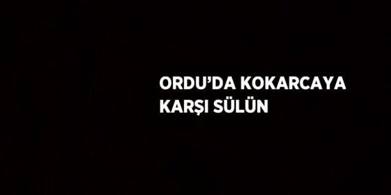 ORDU’DA KOKARCAYA KARŞI SÜLÜN