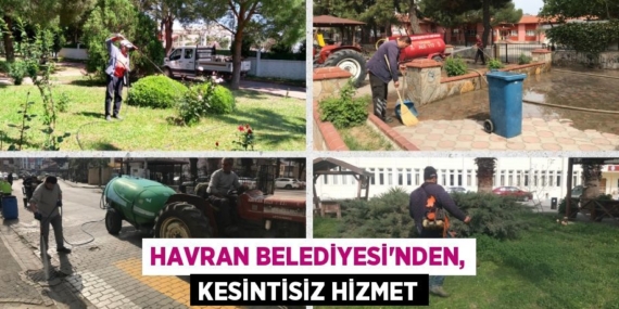 HAVRAN BELEDİYESİ’NDEN, KESİNTİSİZ HİZMET