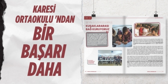 KARESİ ORTAOKULU ‘NDAN BİR BAŞARI DAHA