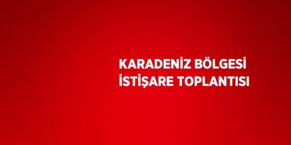 KARADENİZ BÖLGESİ İSTİŞARE TOPLANTISI