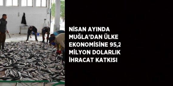 NİSAN AYINDA MUĞLA’DAN ÜLKE EKONOMİSİNE 95,2 MİLYON DOLARLIK İHRACAT KATKISI