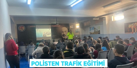 POLİSTEN TRAFİK EĞİTİMİ