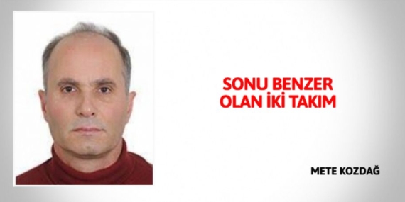SONU BENZER OLAN İKİ TAKIM