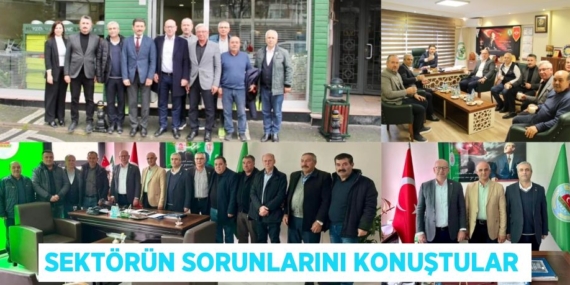 SEKTÖRÜN SORUNLARINI KONUŞTULAR