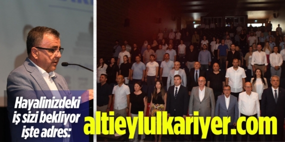 Hayalinizdeki iş sizi bekliyor işte adres:  altieylulkariyer.com