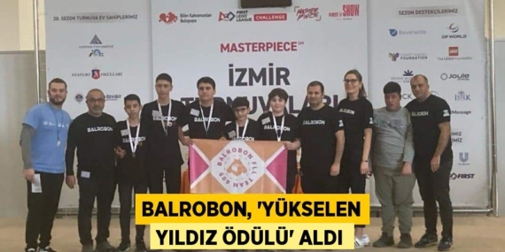 BALROBON, “YÜKSELEN YILDIZ ÖDÜLÜ” ALDI