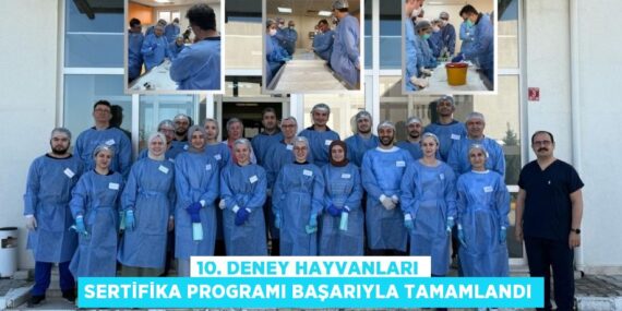 10. DENEY HAYVANLARI SERTİFİKA PROGRAMI BAŞARIYLA TAMAMLANDI