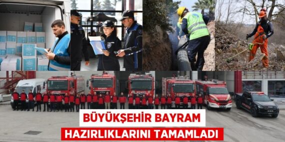 BÜYÜKŞEHİR BAYRAM HAZIRLIKLARINI TAMAMLADI