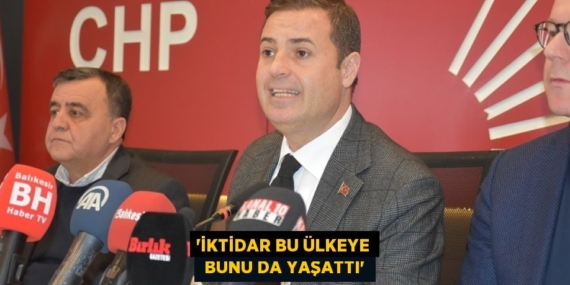 “İKTİDAR BU ÜLKEYE  BUNU DA YAŞATTI”