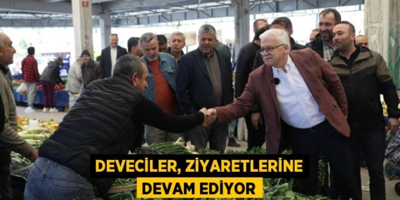 DEVECİLER, ZİYARETLERİNE DEVAM EDİYOR