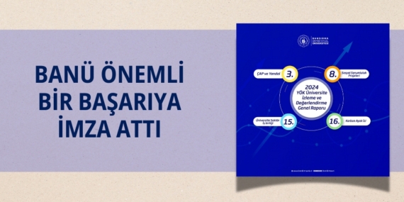 BANÜ ÖNEMLİ BİR BAŞARIYA İMZA ATTI