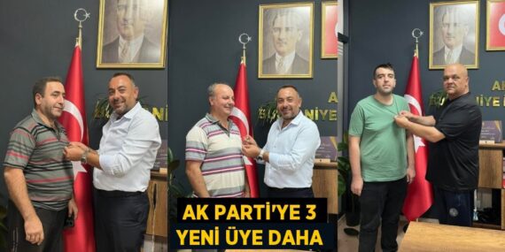 AK Parti’ye 3 yeni üye daha