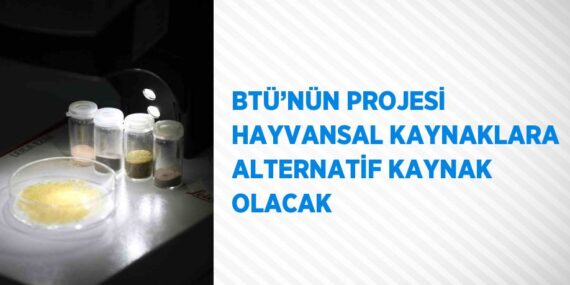 BTÜ’NÜN PROJESİ HAYVANSAL KAYNAKLARA ALTERNATİF KAYNAK OLACAK