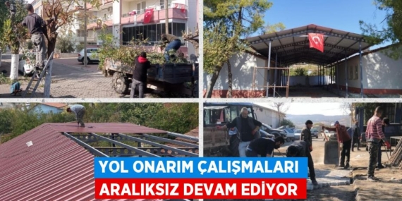 YOL ONARIM ÇALIŞMALARI ARALIKSIZ DEVAM EDİYOR