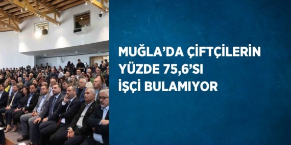 MUĞLA’DA ÇİFTÇİLERİN YÜZDE 75,6’SI İŞÇİ BULAMIYOR