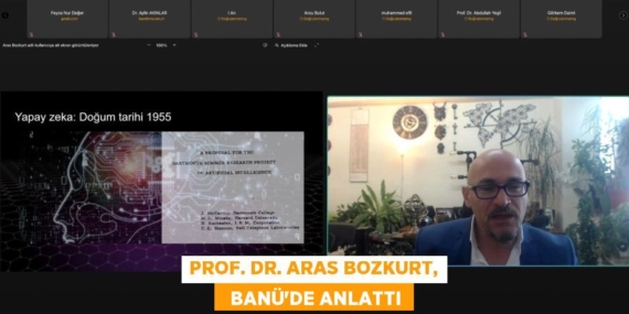 PROF. DR. ARAS BOZKURT,   BANÜ’DE ANLATTI