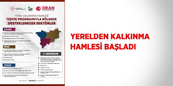 YERELDEN KALKINMA HAMLESİ BAŞLADI