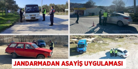 JANDARMADAN ASAYİŞ UYGULAMASI