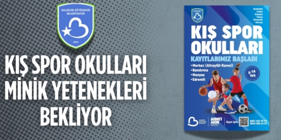 KIŞ SPOR OKULLARI MİNİK YETENEKLERİ BEKLİYOR