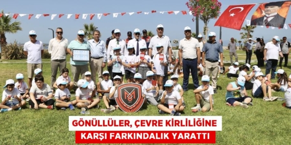 GÖNÜLLÜLER, ÇEVRE KİRLİLİĞİNE  KARŞI FARKINDALIK YARATTI