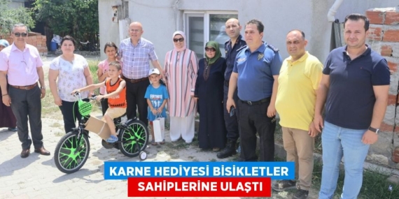 KARNE HEDİYESİ BİSİKLETLER   SAHİPLERİNE ULAŞTI