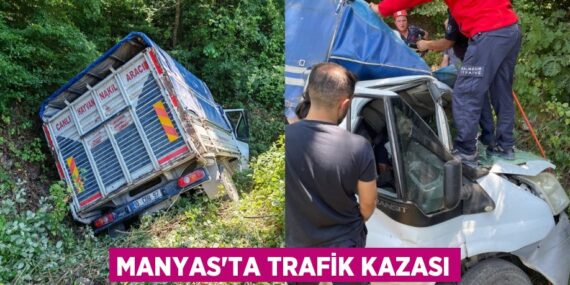 Manyas’ta trafik kazası
