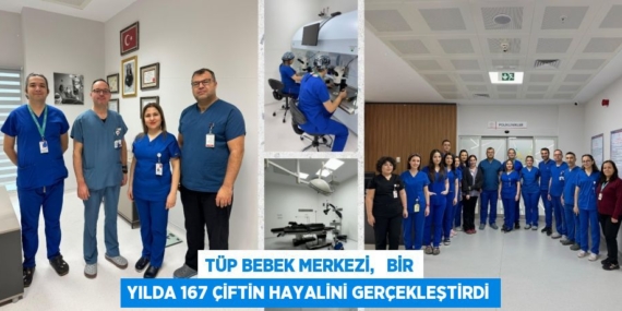 TÜP BEBEK MERKEZİ,   BİR YILDA 167 ÇİFTİN HAYALİNİ GERÇEKLEŞTİRDİ
