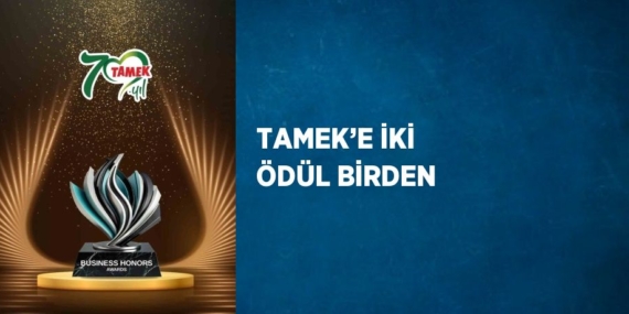 TAMEK’E İKİ ÖDÜL BİRDEN