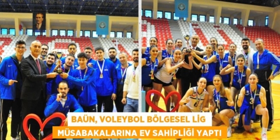 BAÜN, VOLEYBOL BÖLGESEL LİG   MÜSABAKALARINA EV SAHİPLİĞİ YAPTI