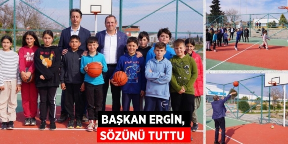 BAŞKAN ERGİN, SÖZÜNÜ TUTTU