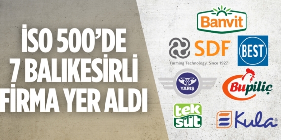 İSO 500’DE 7 BALIKESİRLİ FİRMA YER ALDI