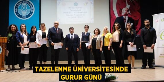 TAZELENME ÜNİVERSİTESİNDE GURUR GÜNÜ