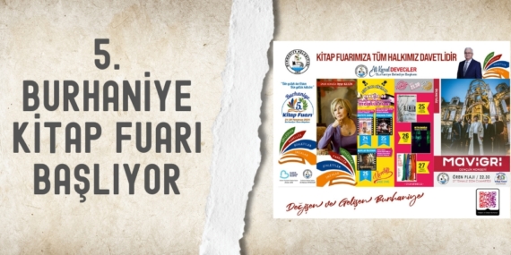 5. BURHANİYE KİTAP FUARI BAŞLIYOR