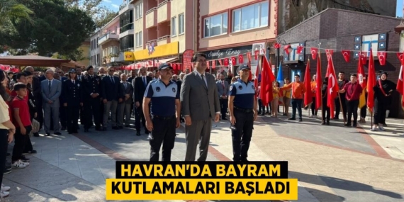 HAVRAN’DA BAYRAM KUTLAMALARI BAŞLADI