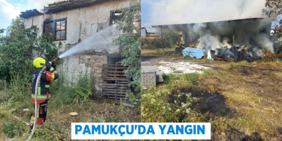 PAMUKÇU’DA YANGIN