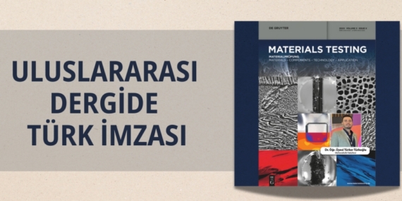ULUSLARARASI DERGİDE TÜRK İMZASI