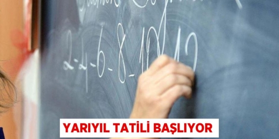 YARIYIL TATİLİ BAŞLIYOR