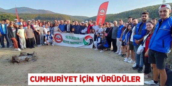CUMHURİYET İÇİN YÜRÜDÜLER